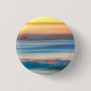 Sonnenuntergang und Ozean Cape Disappointment St Button