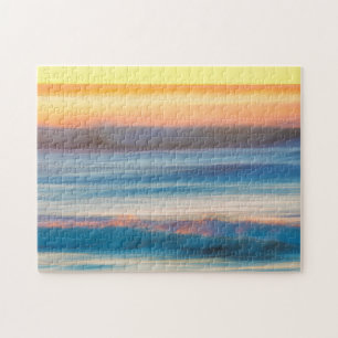 Sonnenuntergang und Ozean Kapitän-Enttäuschungs Puzzle