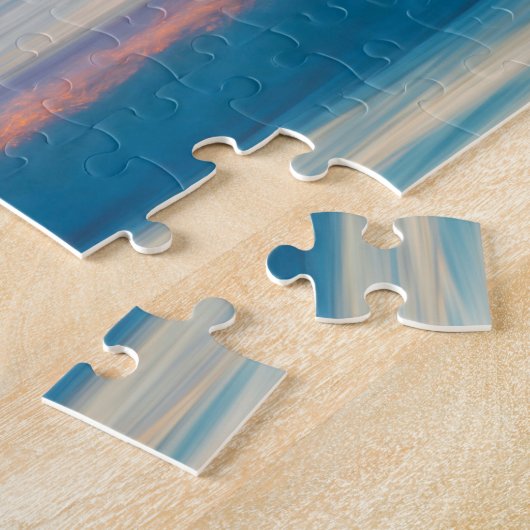 Sonnenuntergang und Ozean| Kapitän-Enttäuschungs-S Puzzle (Seite)