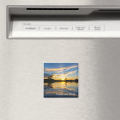 Sonnenuntergang und Reflexion im Amazonas Magnet (In Situ (Geschirrspüler))