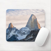 Sonnenuntergang und Wolken über Mt Fitzroy Mousepad (Mit Mouse)