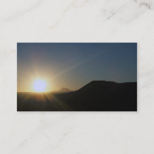 Sonnenuntergang: utah visitenkarte