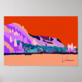 Sonnenuntergang Varenna Lago Maggiore Poster (Vorne)