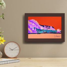 Sonnenuntergang Varenna Lago Maggiore Poster