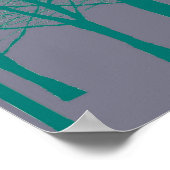 Sonnenuntergang Vintag Poster (Ecke)