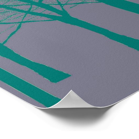 Sonnenuntergang Vintag Poster (Ecke)