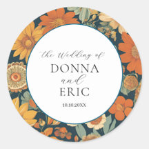 Sonnenuntergang: Vintage 70er Jahre Orangefarbene 