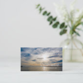 Sonnenuntergang Visitenkarte (Stehend Vorderseite)