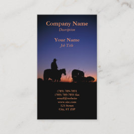 Sonnenuntergang Visitenkarte