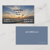 Sonnenuntergang-Visitenkarten Visitenkarte (Vorne/Hinten)