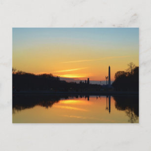 Sonnenuntergang vom Capitol Hill. Postkarte