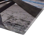 Sonnenuntergang vom Rustikalen Holzdeck Schneidebrett (Ecke)