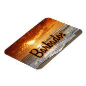 Sonnenuntergang von Barbados Magnet (Linke Seite)