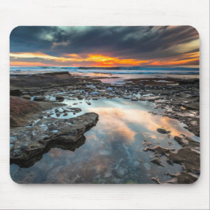 Sonnenuntergang von den Gezeitenpools Mousepad