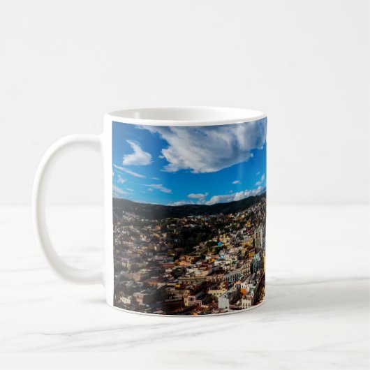 Sonnenuntergang von Guanajuato Kaffeetasse (Links)
