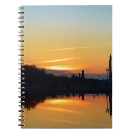 Sonnenuntergang von Hauptstadt Hill. Notizblock