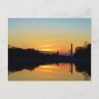Sonnenuntergang von Hauptstadt Hill. Postkarte