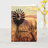 Sonnenuntergang von Texas Karte (Gelbe Blume)