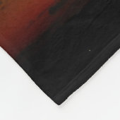 Sonnenuntergang vor dem Sturm Fleecedecke (Ecke)