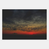 Sonnenuntergang vor dem Sturm Geschenkpapier Set (Vorderseite 3)