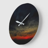 Sonnenuntergang vor dem Sturm Große Wanduhr (Winkel)
