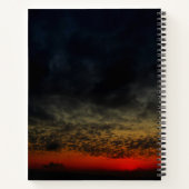 Sonnenuntergang vor dem Sturm Mit Monogramm Notizblock (Rückseite)