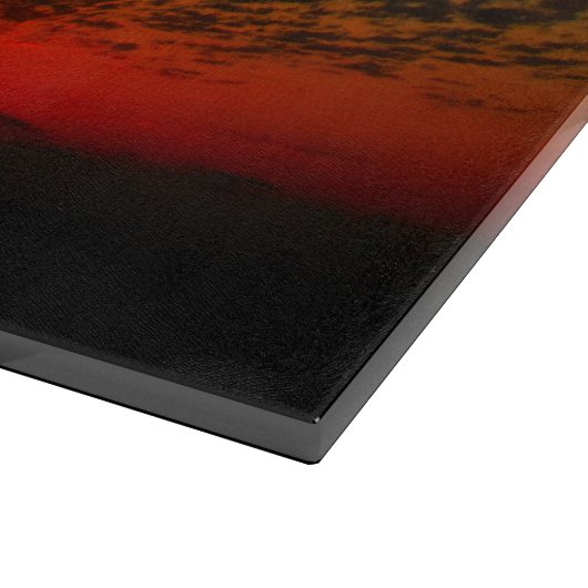 Sonnenuntergang vor dem Sturm Schneidebrett (Ecke)