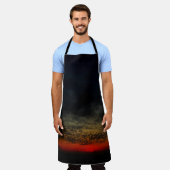 Sonnenuntergang vor dem Sturm Schürze (Getragen)