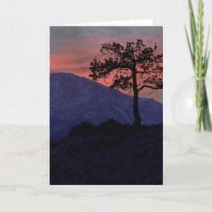 Sonnenuntergang-Wachposten Karte