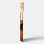 Sonnenuntergang während stürmischer Himmel über Os Case-Mate iPhone Hülle (Rückseite / Rechts)