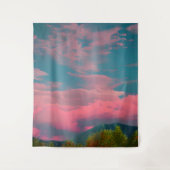 Sonnenuntergang Wandteppich (Vorderseite)