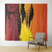 Sonnenuntergang Wandteppich (Beispiel (Horizontal))