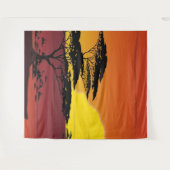 Sonnenuntergang Wandteppich (Vorderseite (Horizontal))