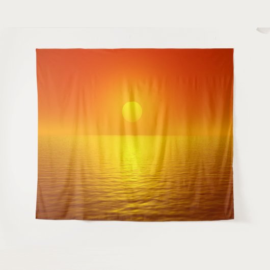 Sonnenuntergang Wandteppich (Vorderseite (Horizontal))