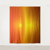 Sonnenuntergang Wandteppich (Vorderseite)