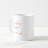 Sonnenuntergang wäre ich eher an der Beach-Kaffee- Kaffeetasse (Vorderseite Links)
