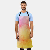 Sonnenuntergang Wasserfarbe Kochen Schürze (Getragen)