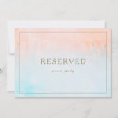 Sonnenuntergang Wasserfarbenzeichen vorbehalten (Vorderseite)