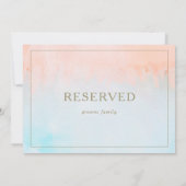 Sonnenuntergang Wasserfarbenzeichen vorbehalten (Rückseite)