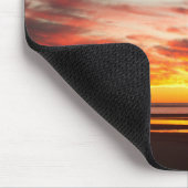 Sonnenuntergang-Weg Mousepad (Ecke)
