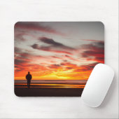 Sonnenuntergang-Weg Mousepad (Mit Mouse)