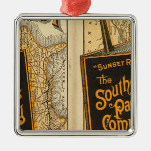 Sonnenuntergang-Weg Ornament Aus Metall