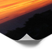 Sonnenuntergang, Weihnachten 2006 Poster (Ecke)