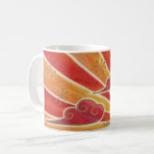 Sonnenuntergang "weite" Tasse (Vorderseite Links)