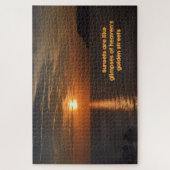 Sonnenuntergang wie eine Himmelsglampe - 20 x 30 Z Puzzle (Vertikal)