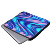 Sonnenuntergang Wirbel...... Laptopschutzhülle (Vorne Knopf)