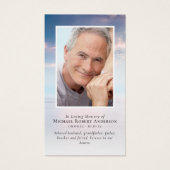 Sonnenuntergang Wolken Foto Gedenkkarte (Vorderseite)