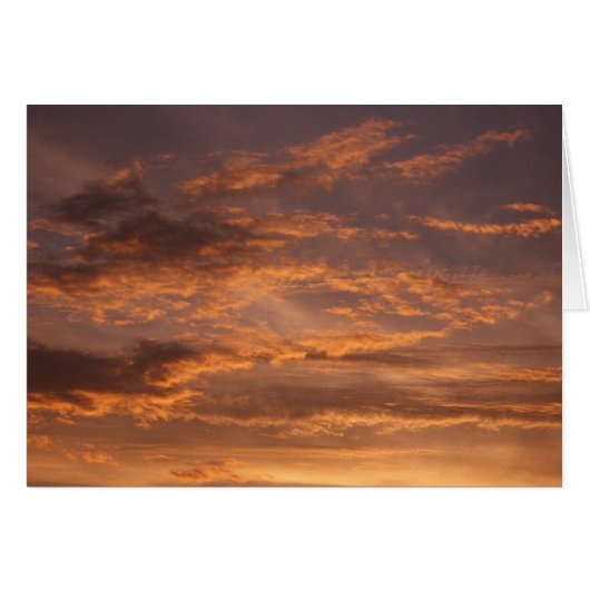 Sonnenuntergang Wolken I farbenfrohe Sky Fotografy (Vorderseite (Horizontal))