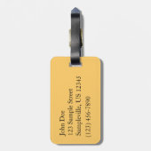 Sonnenuntergang Wolken I farbenfrohe Sky Fotografy Gepäckanhänger (Rückseite vertikal)