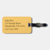 Sonnenuntergang Wolken I farbenfrohe Sky Fotografy Gepäckanhänger (Rückseite horizontal)